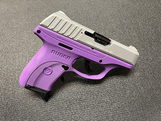 Ruger EC9S 9mm Purple/Silver Pre-Owned