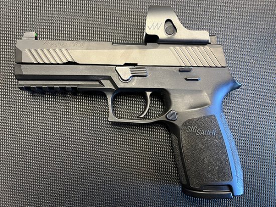 Sig P320 45Acp Custom Slide Trijicon SRO